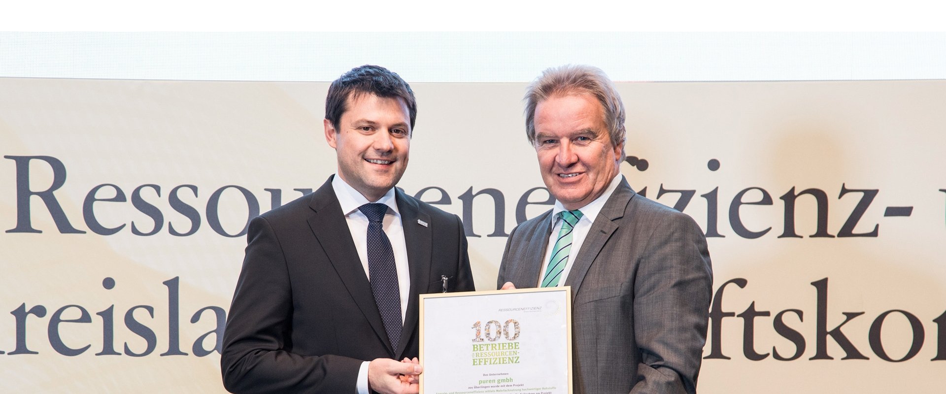 100 Betriebe für Ressourceneffizienz