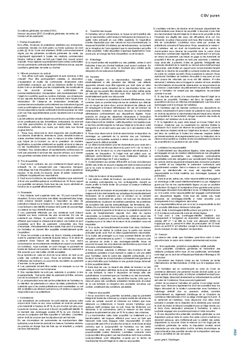 Conditions générales de vente