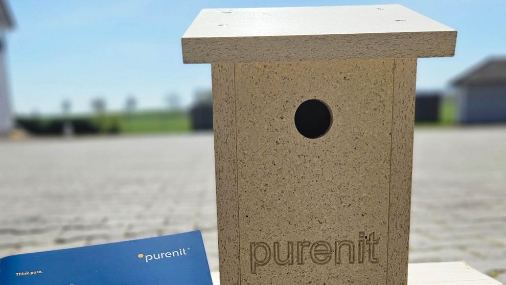 purenit Vogel-Nistkasten und Montageanleitung