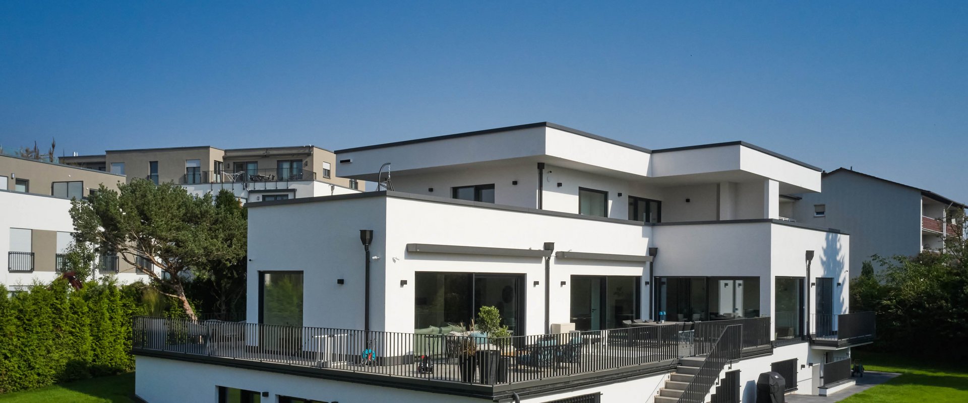 Flachdach-Villa Frankfurt
