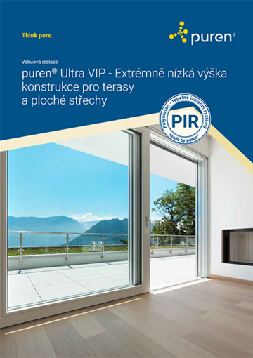 puren® Ultra VIP - Extrémně nízká výška konstrukce pro terasy a ploché střechy
