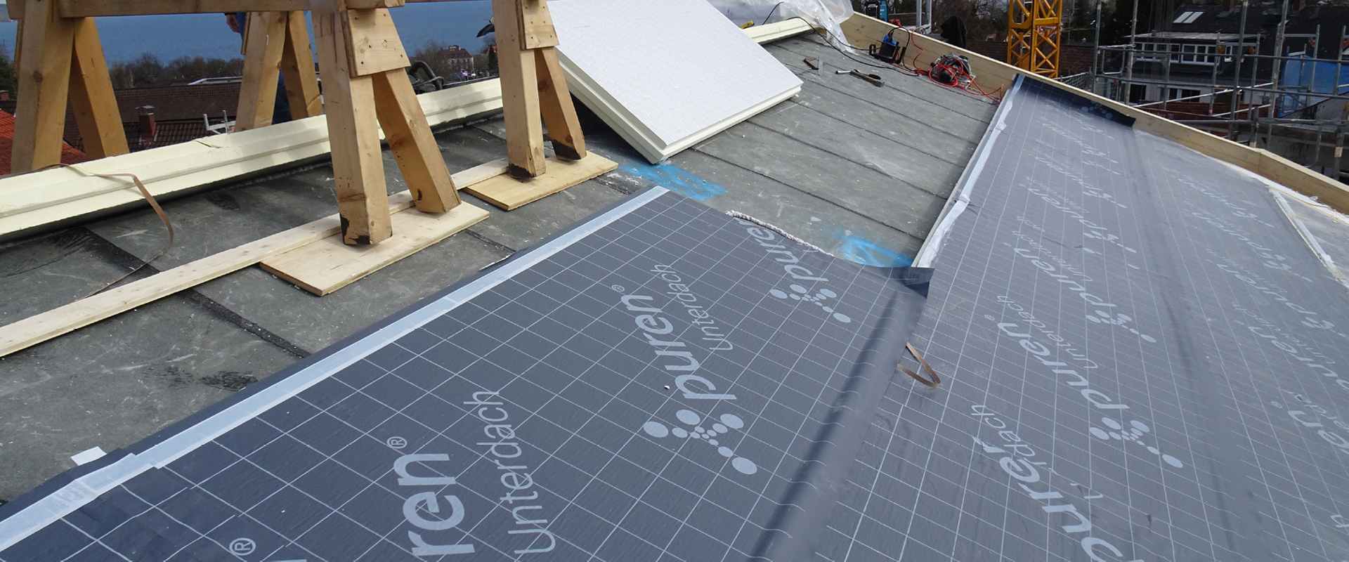 Izolační systém pro šikmé střechy puren® Spodní střecha 022
