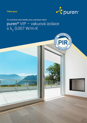puren® VIP – vakuová izolace s λD 0,007 W/m.K