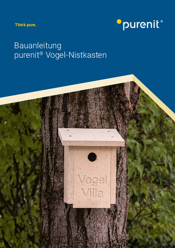purenit Vogel-Nistkasten Montageanleitung