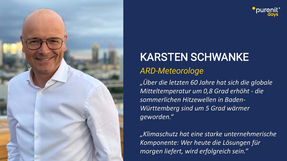 purenit days Statement Karsten Schwanke, ARD-Meteorologe